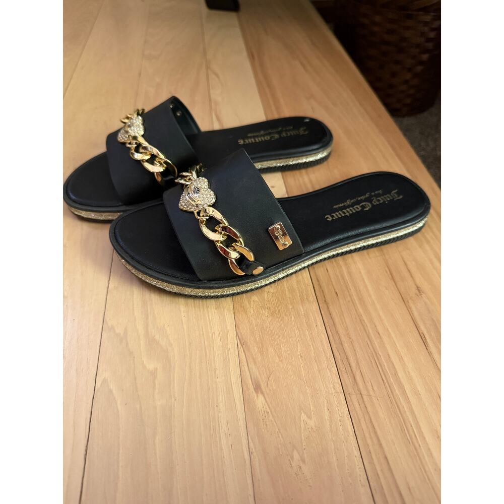 Juicy Couture Black Sandals